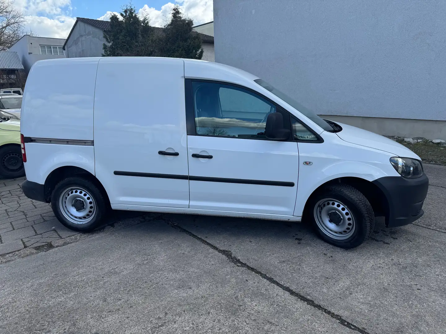 Volkswagen Caddy 1.6L Kasten TÜV NEU Wit - 1