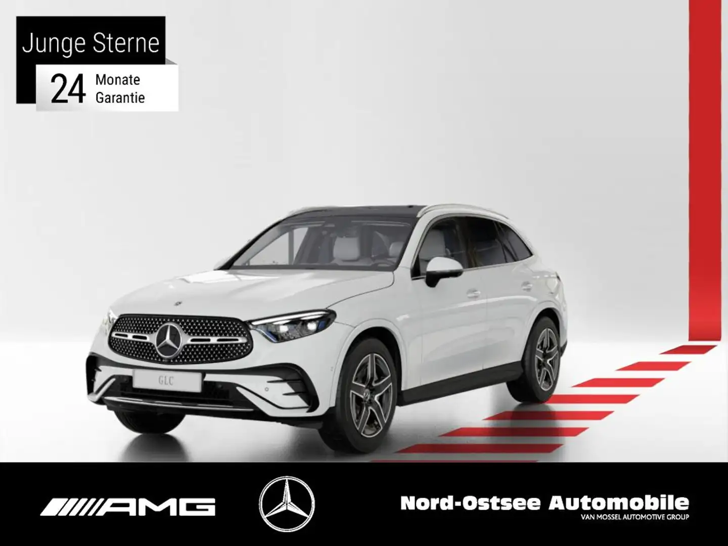 Mercedes-Benz GLC 300 e 4M AMG MBUX TEMPOMAT SHZ NAVI Blanc - 1