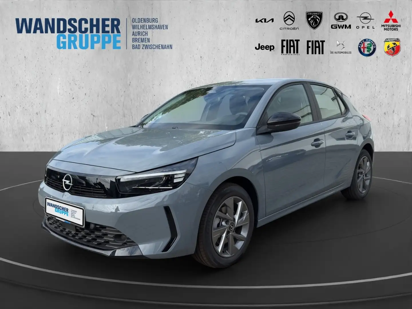 Opel Corsa F 1.2 Turbo Edition LED+SHZ+LM+PDC+SpurH Gris - 1