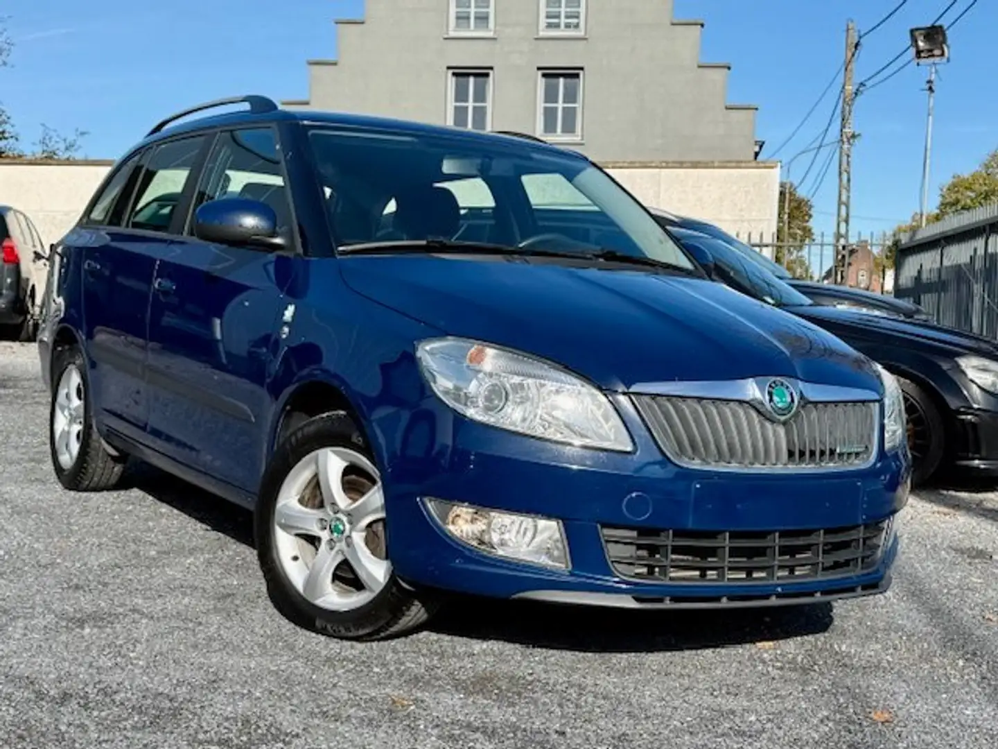 Skoda Fabia Fabia 1.2 TDI AIRCO ALU Combi GreenLine 1e Hand Bleu - 1