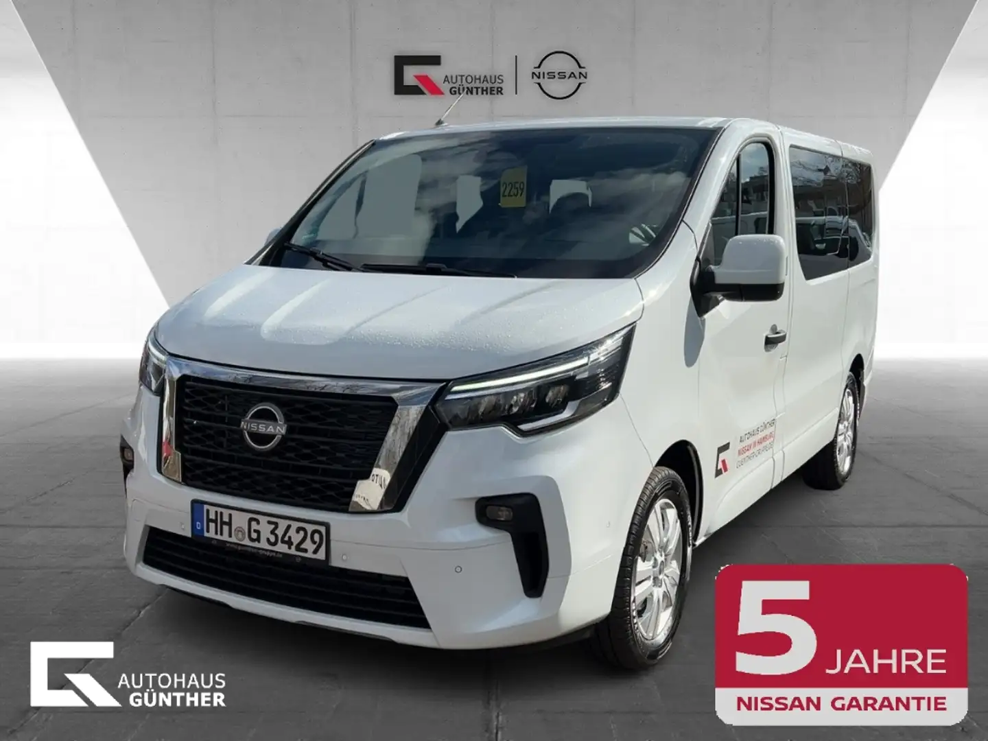 Nissan Primastar TEKNA Kombi8 L1H1 dCi170 DCT Design/Winter Weiß - 1
