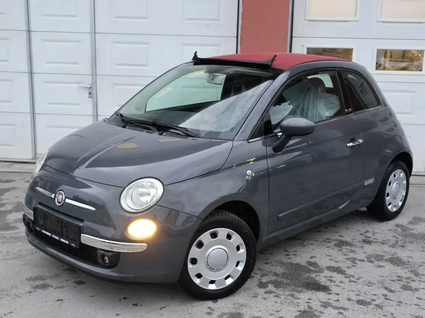 Fiat 500C 500 Cabrio 1,2 Pop Grau - 1
