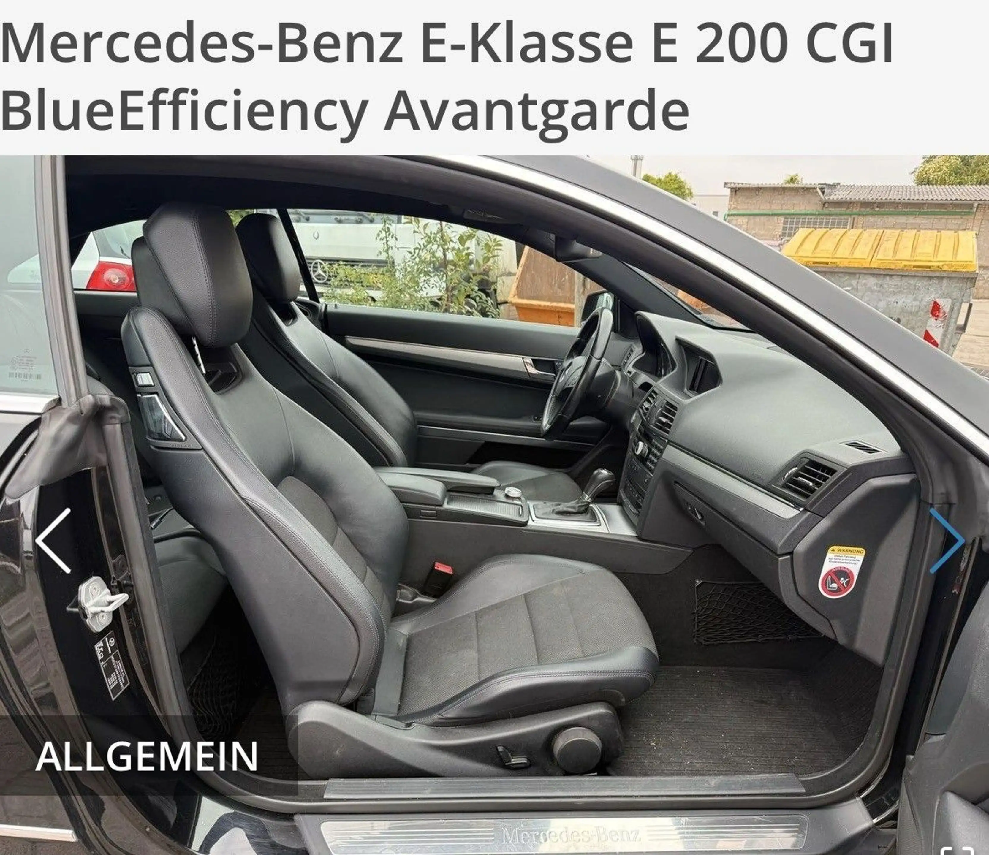 Mercedes-Benz E 200 CGI Blue*Avantgarde*Automatik*Leder*Navi* — photo 7
