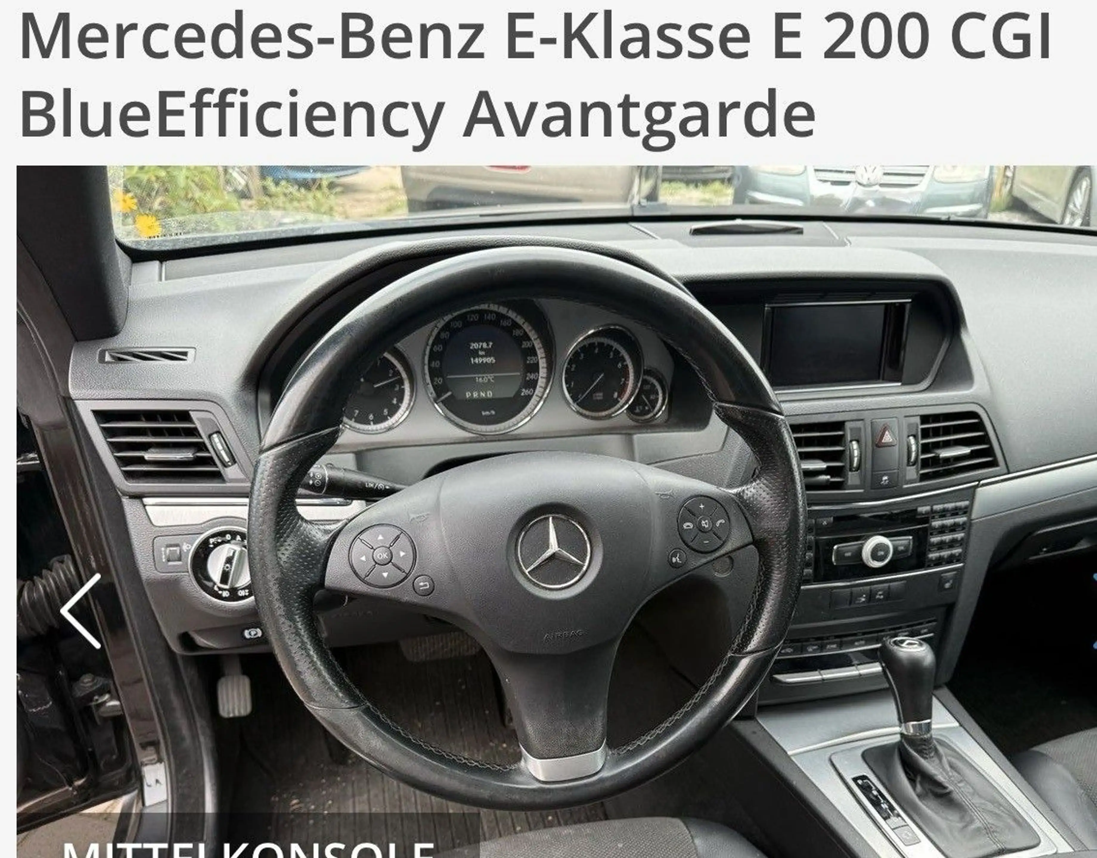 Mercedes-Benz E 200 CGI Blue*Avantgarde*Automatik*Leder*Navi* — photo 11