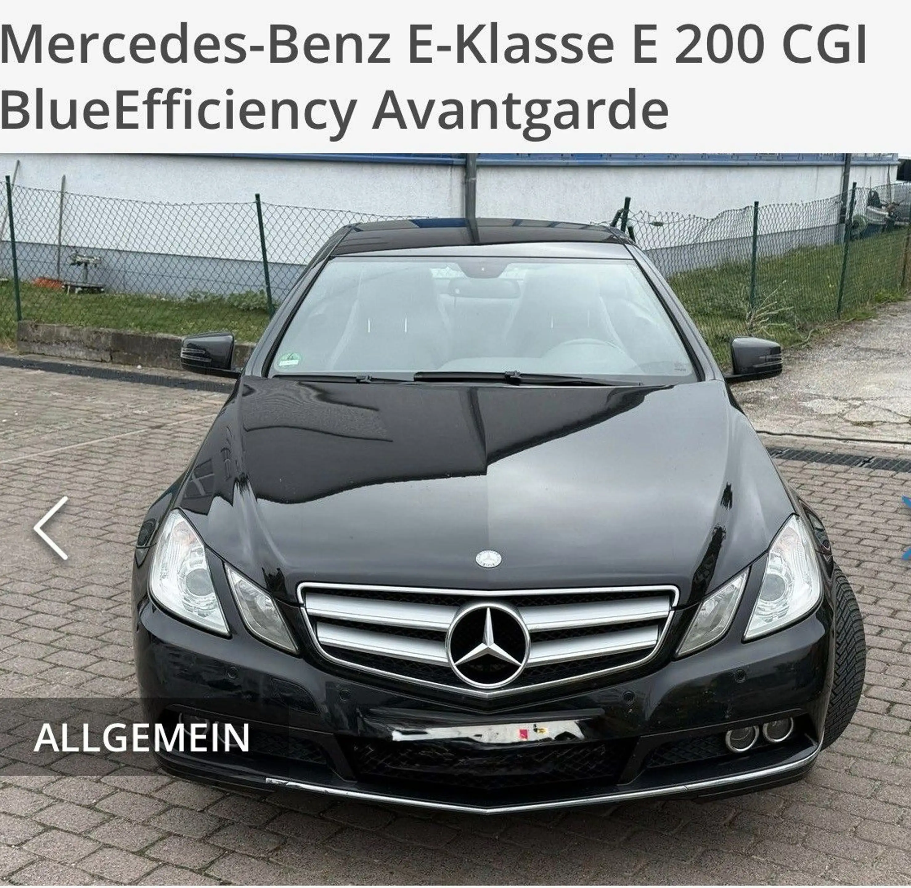 Mercedes-Benz E 200 CGI Blue*Avantgarde*Automatik*Leder*Navi*