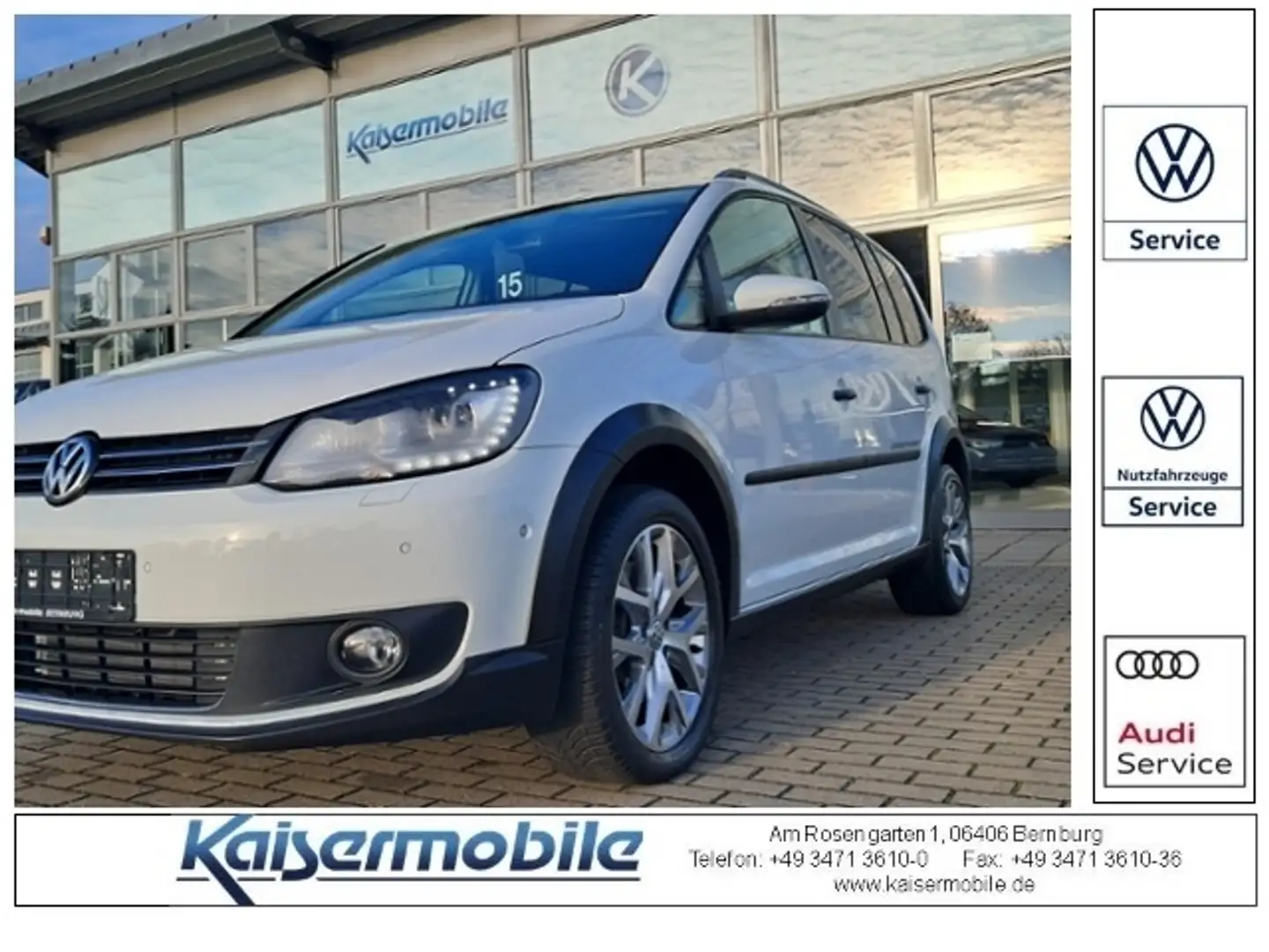Volkswagen Cross Touran 1.4 TSI KLIMA XENON ALU Blanc - 1