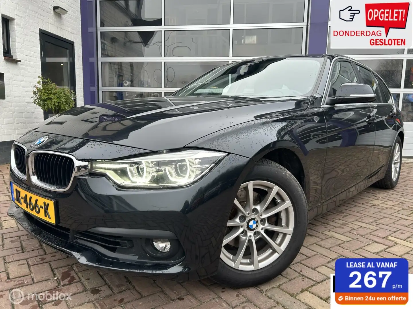 BMW 320 3-serie Touring 320i * AUTOMAAT * High Exe * TREKH Zwart - 1