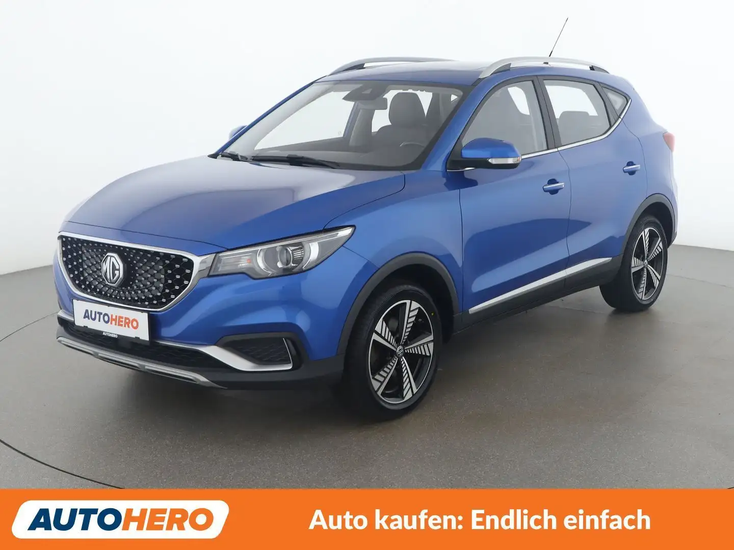 MG ZS electric drive 105 kW Luxury Blau - 1