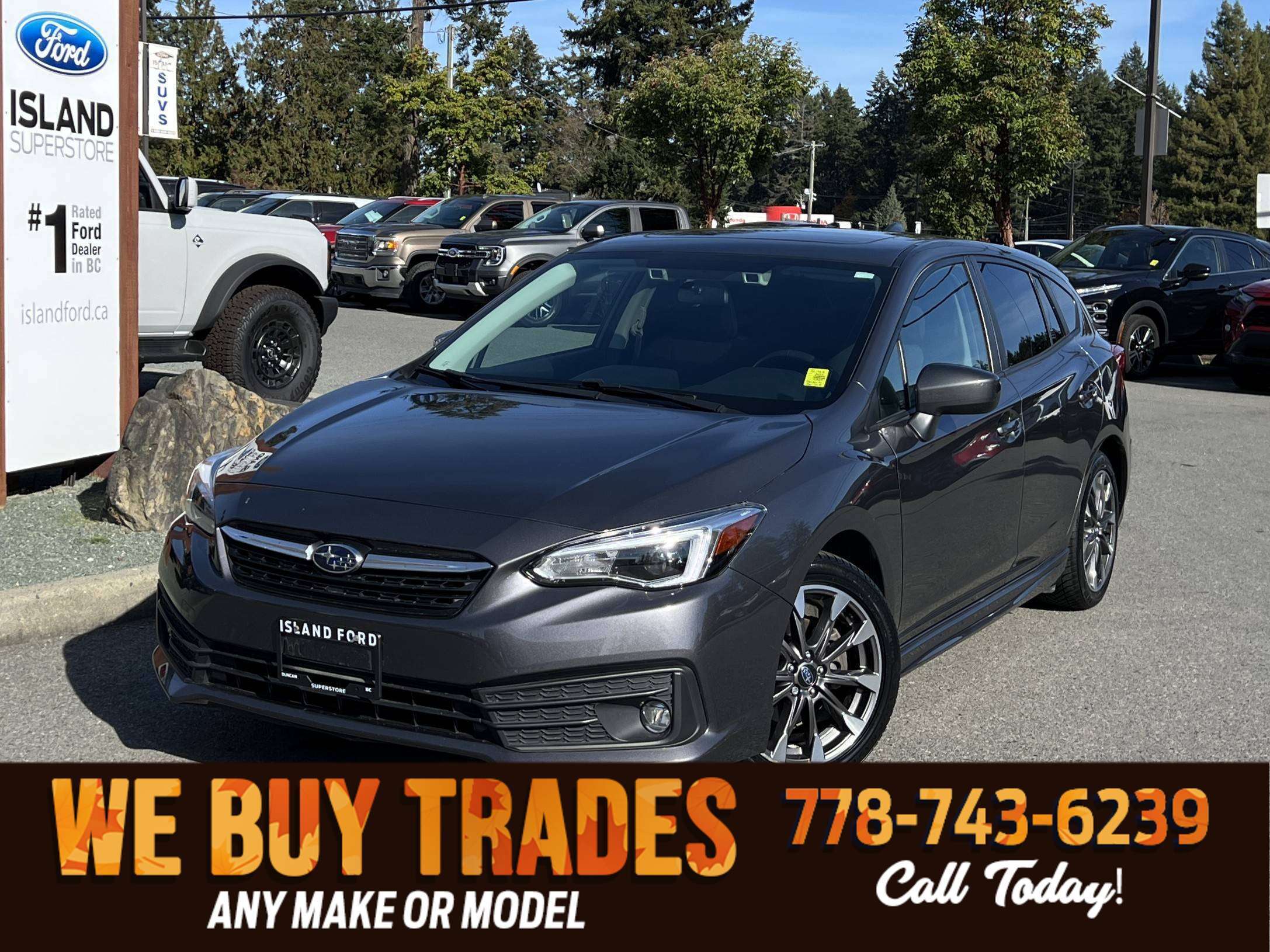 Gray 2022 Subaru Impreza Wagon  Automatic