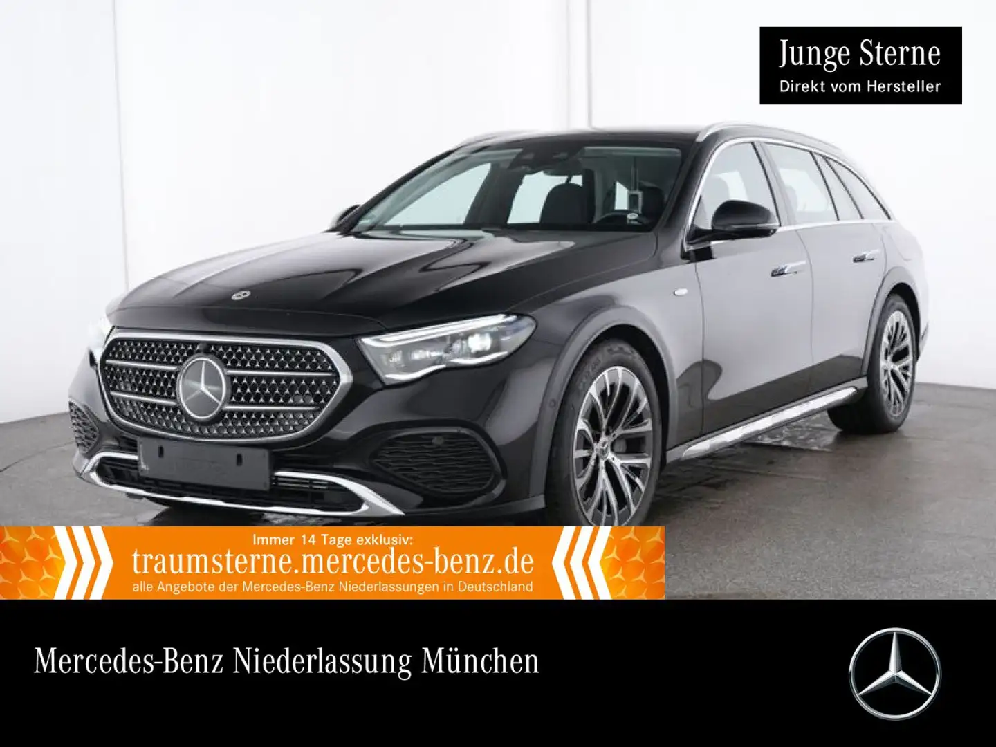 Mercedes-Benz E 300 de T 4M Hybrid Avantgarde Fahrass 360° Pano Schwarz - 1