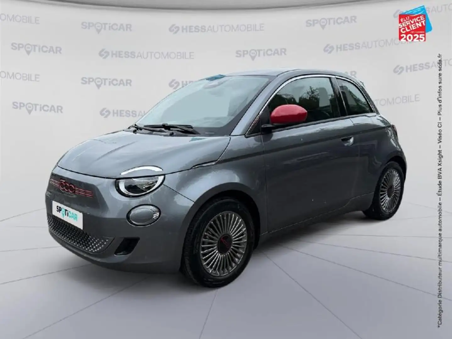 Fiat 500e e 95ch (RED) Gris - 1