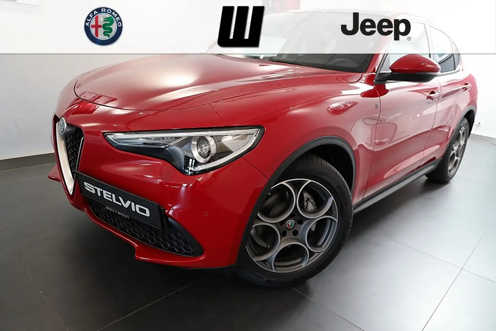 Alfa Romeo Stelvio Magnifica 2,2 ATX AWD Rot - 1