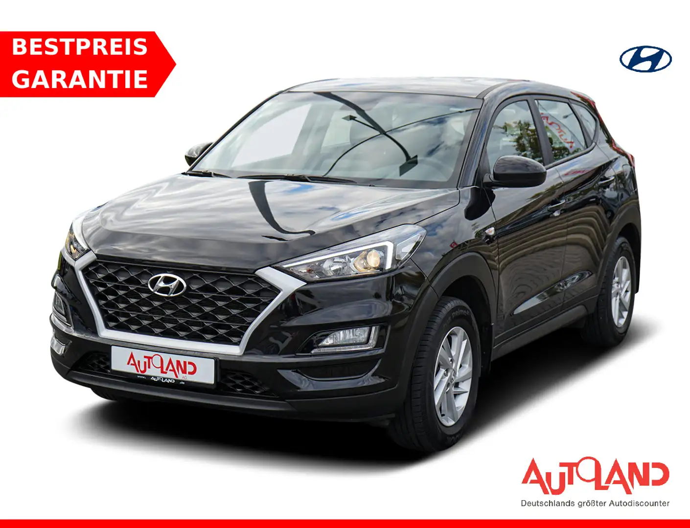Hyundai TUCSON 1.6 GDI Trend Navi Kamera AHK Zwart - 1