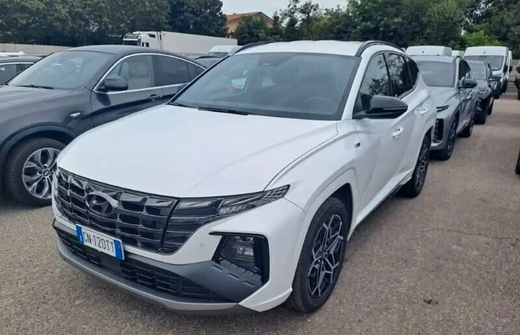 Hyundai TUCSON "IVA ESPOSTA" 1.6 HEV aut. N Line + HSS IN ARRIVO Blanc - 1