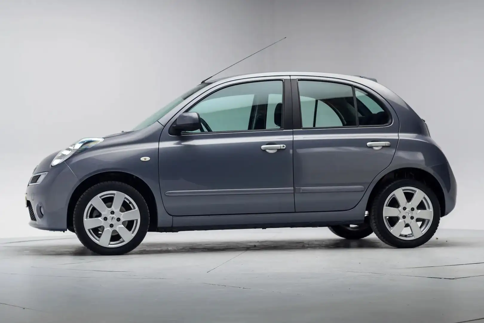 Nissan Micra 1.2 Connect Edition [ Navi Airco LM velgen] Blauw - 2