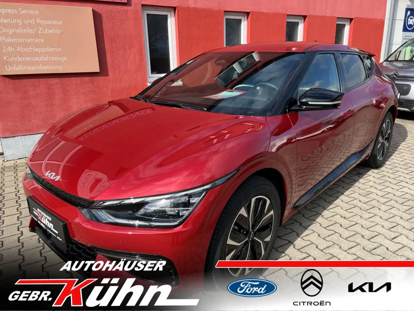 Kia EV6 EV6 77,4 kWh 239 kW AWD GT-Line + Wärmepumpe ! Rot - 1