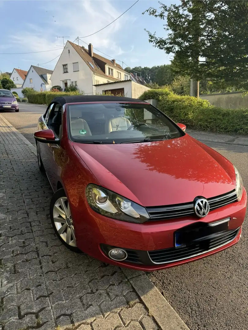 Volkswagen Golf Cabriolet Basis Rot - 1