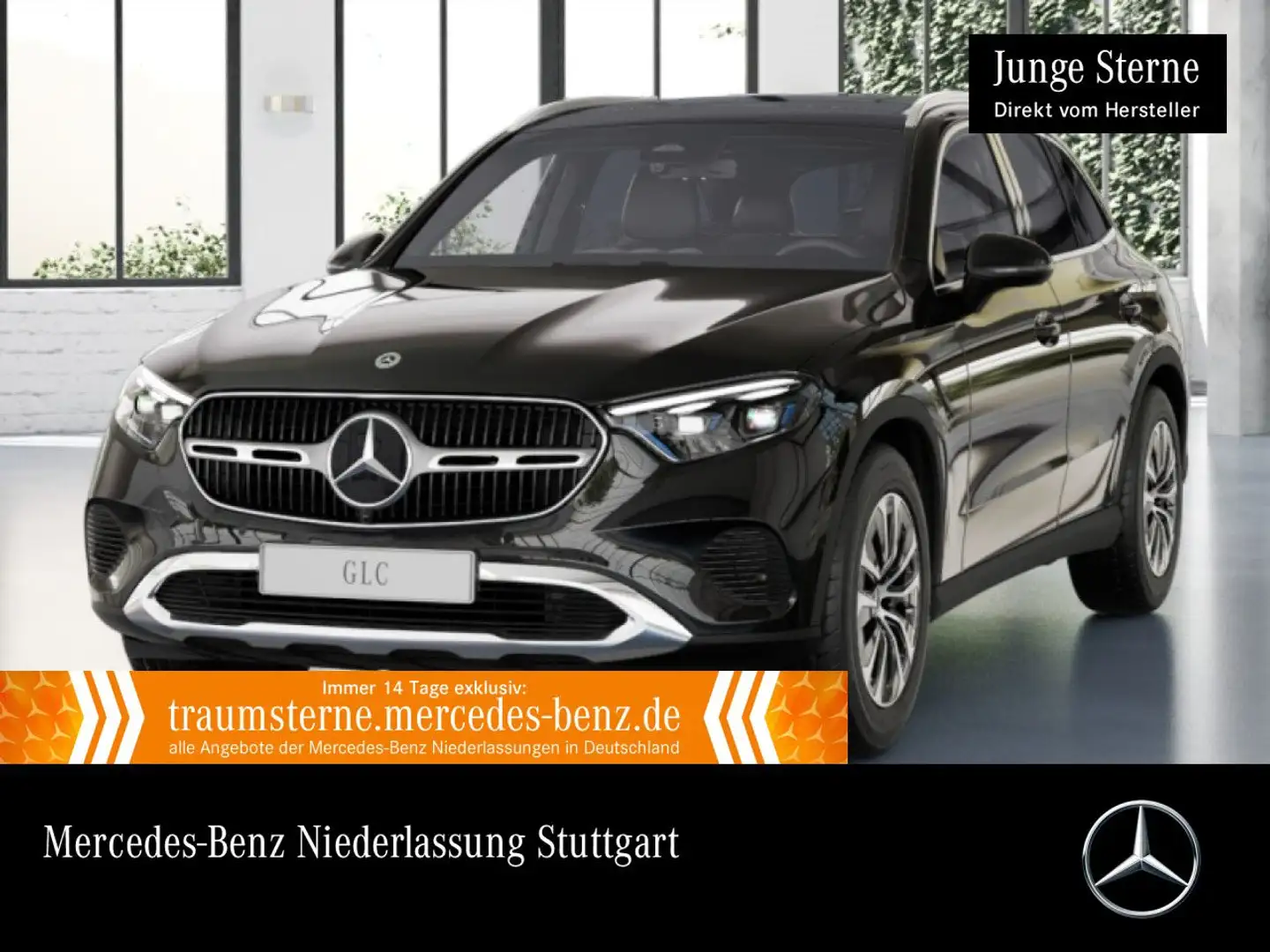 Mercedes-Benz GLC 220 d 4M AVANTG+PANO+AHK+KAMERA+TOTW+KEYLESS Schwarz - 1