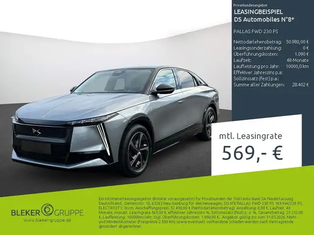 DS Automobiles N°8 PALLAS FWD 230 PS