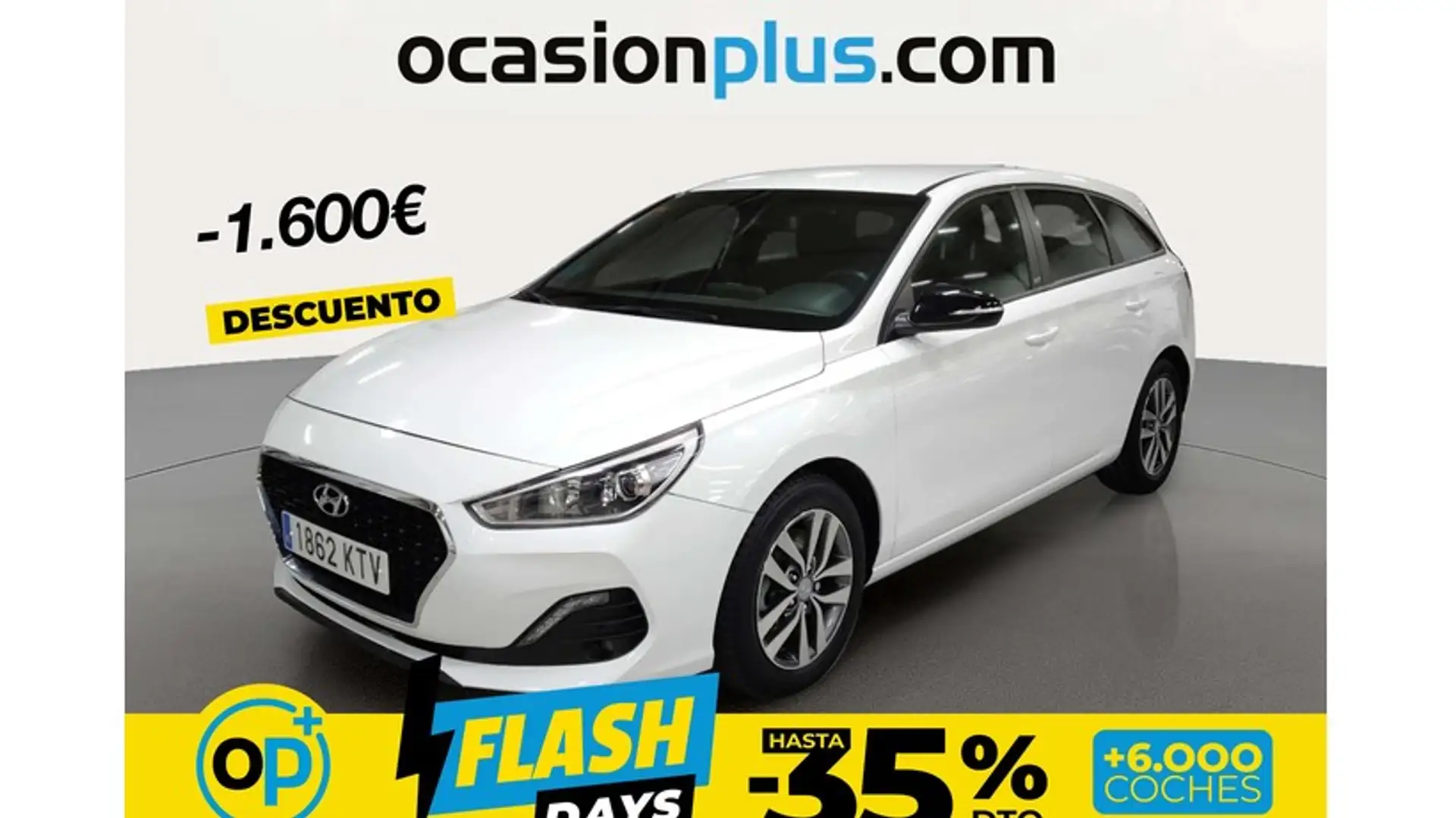 Hyundai i30 CW 1.0 TGDI Go Blanc - 1