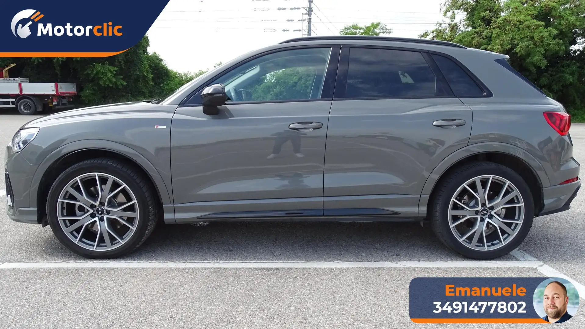 Audi Q3 40 2.0 tfsi S line edition quattro s-tronic Grau - 2