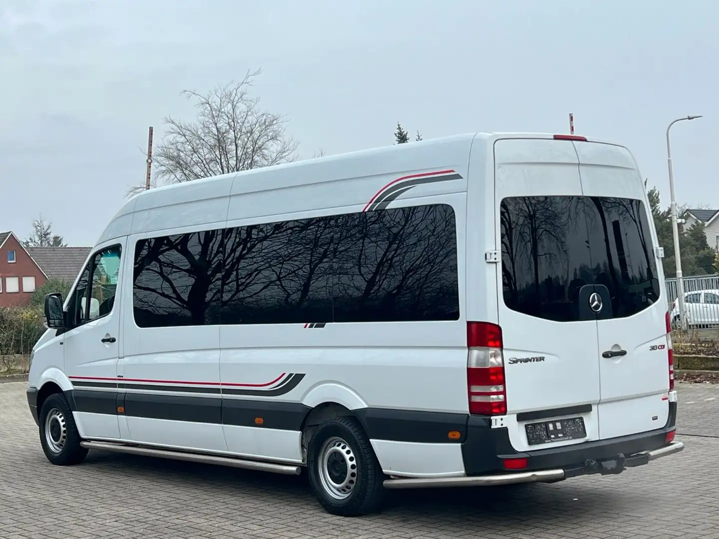 Mercedes-Benz Sprinter 313 Cdi Maxi L3 9Sitze + Lift Ahk Klima Weiß - 2