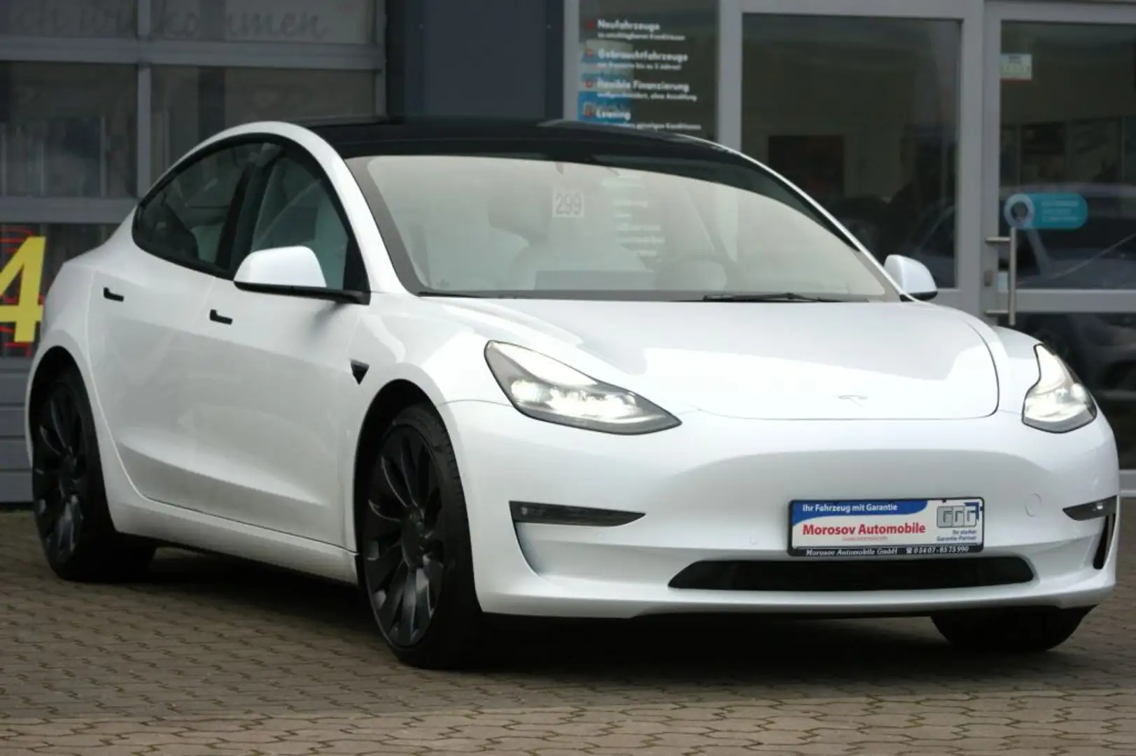 Tesla Model 3 Performance Langstreckenbatt. Allradantrieb Dual M Weiß - 2