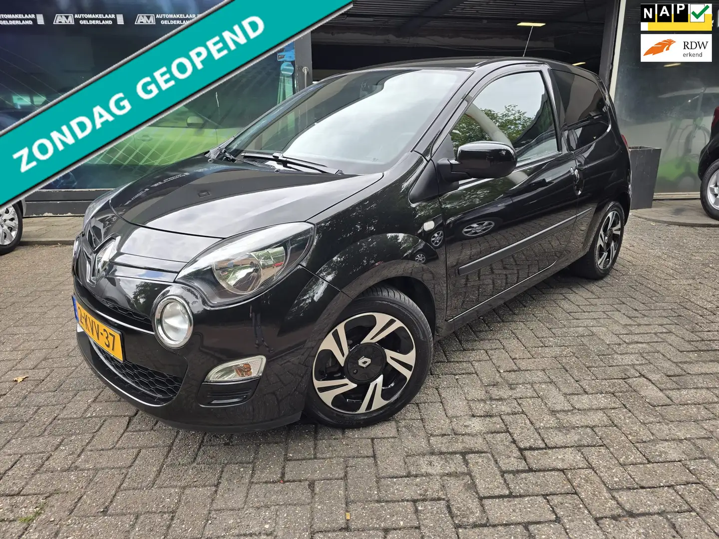 Renault Twingo 1.2 16V Dynamique | AUTOMAAT | 2E EIGENAAR | 12MND Zwart - 1