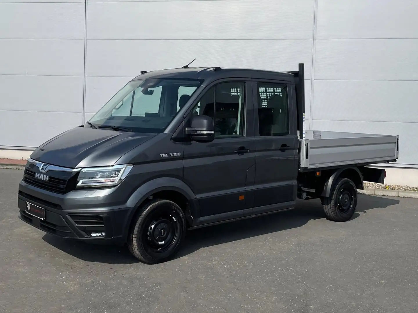 MAN TGE 3.180 Pritsche DOKA MR STANDHZ AHK KAMERA Grau - 1