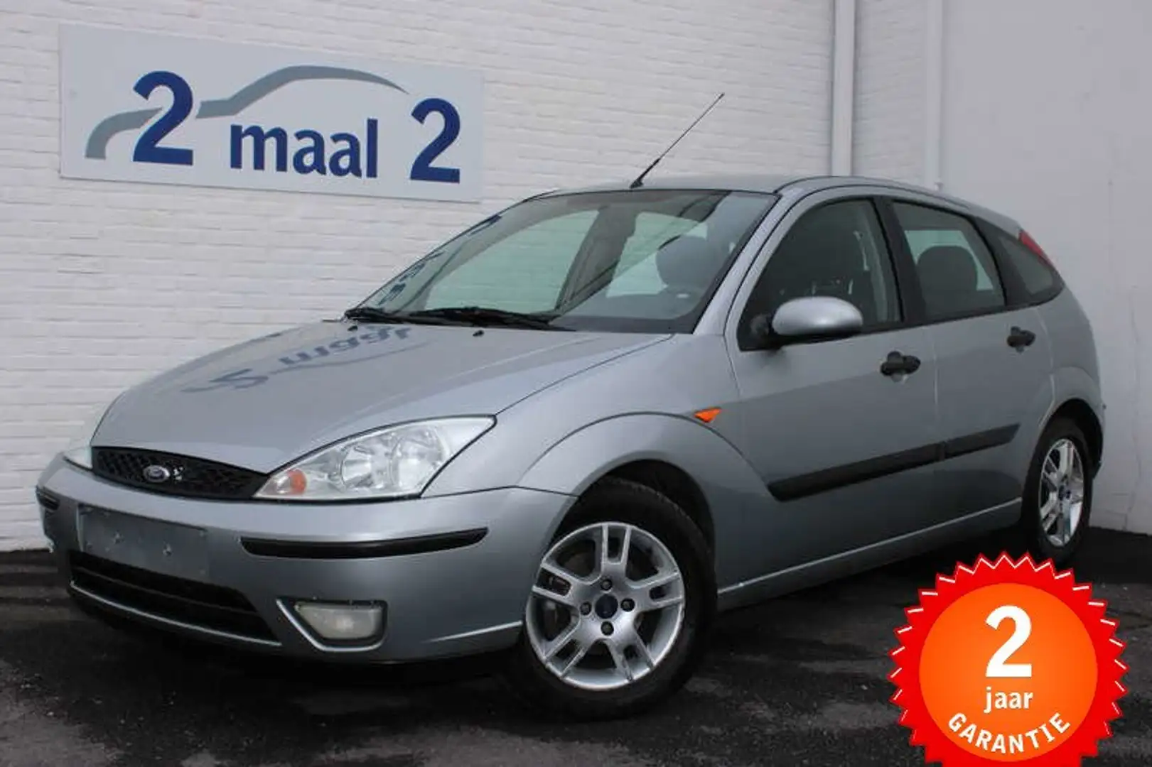 Ford Focus 1.8 TDCi Airco 2 JAAR garantie=UNIEK in België Zilver - 1