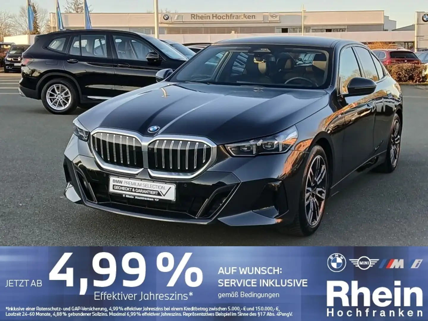 BMW 520 d Limousine M Sportpaket STANDH ACC 360° PANO Grau - 1