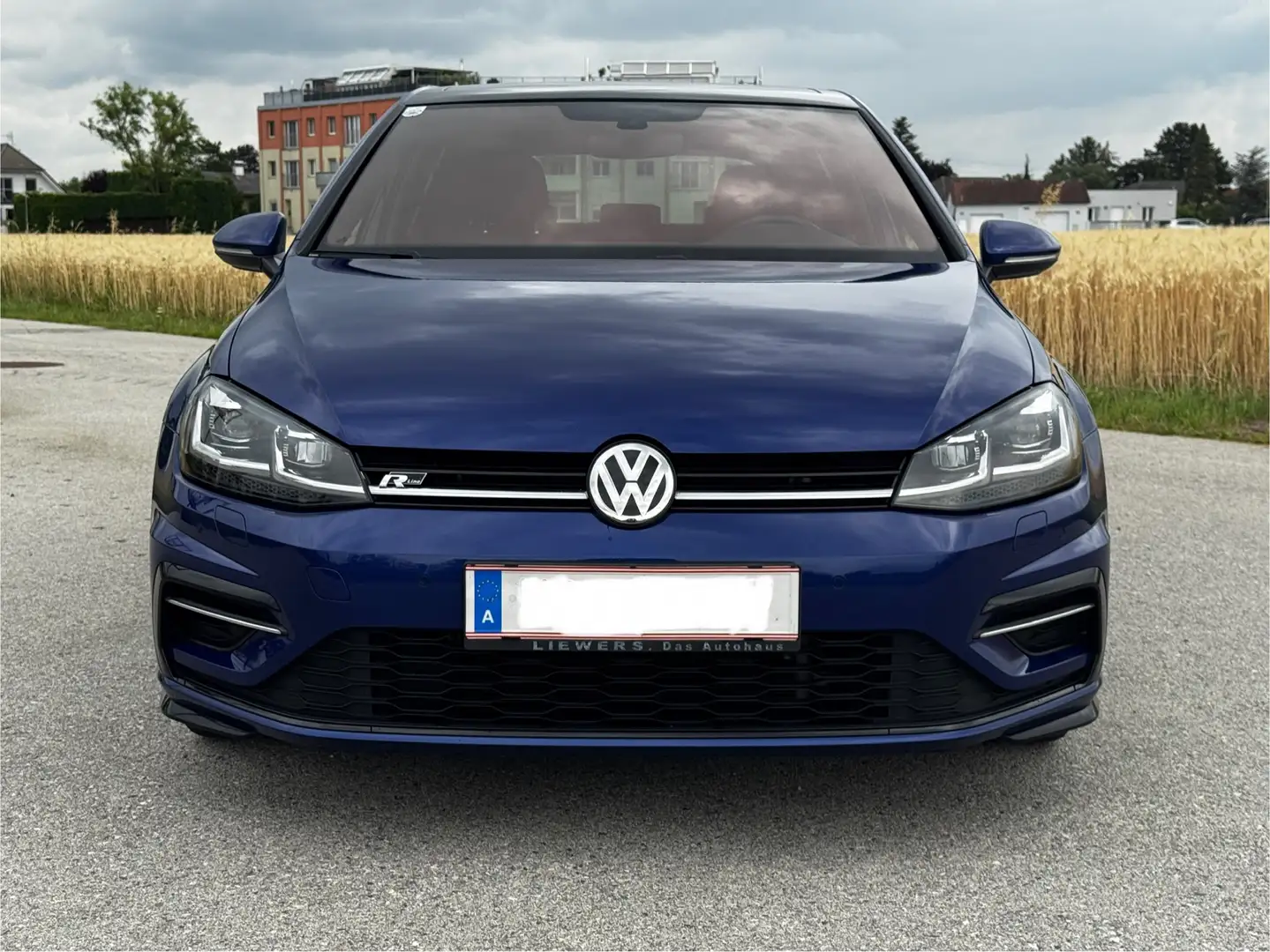 Volkswagen Golf Golf 7 R Line innen und außen, Panoramadach Blau - 1