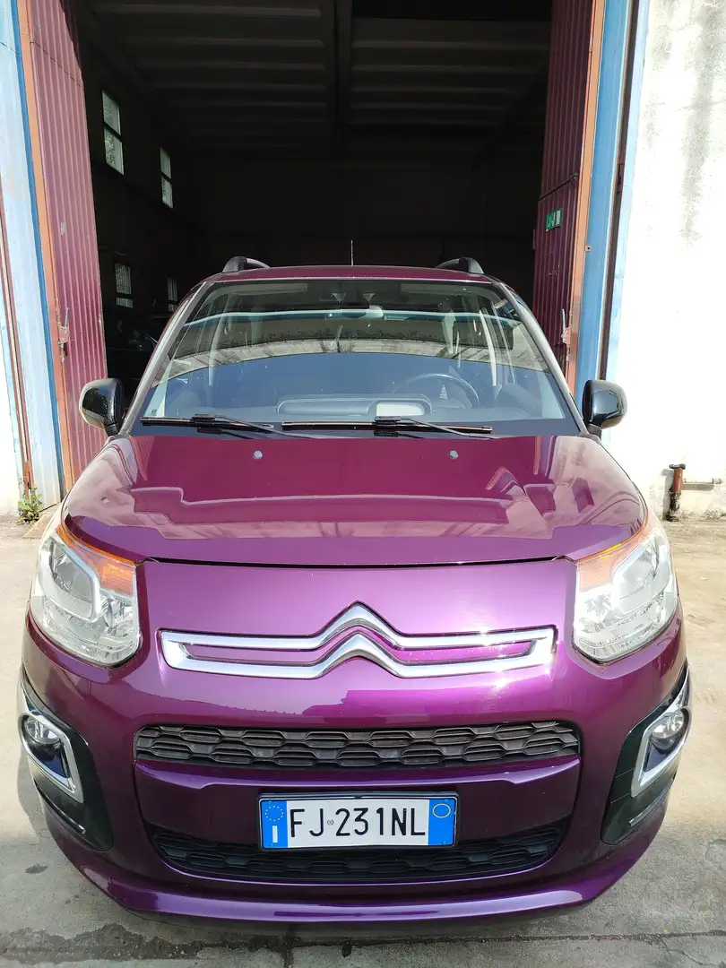 Citroen C3 C3 Picasso 1.2 puretech Exclusive 110cv my16 Lilla - 2