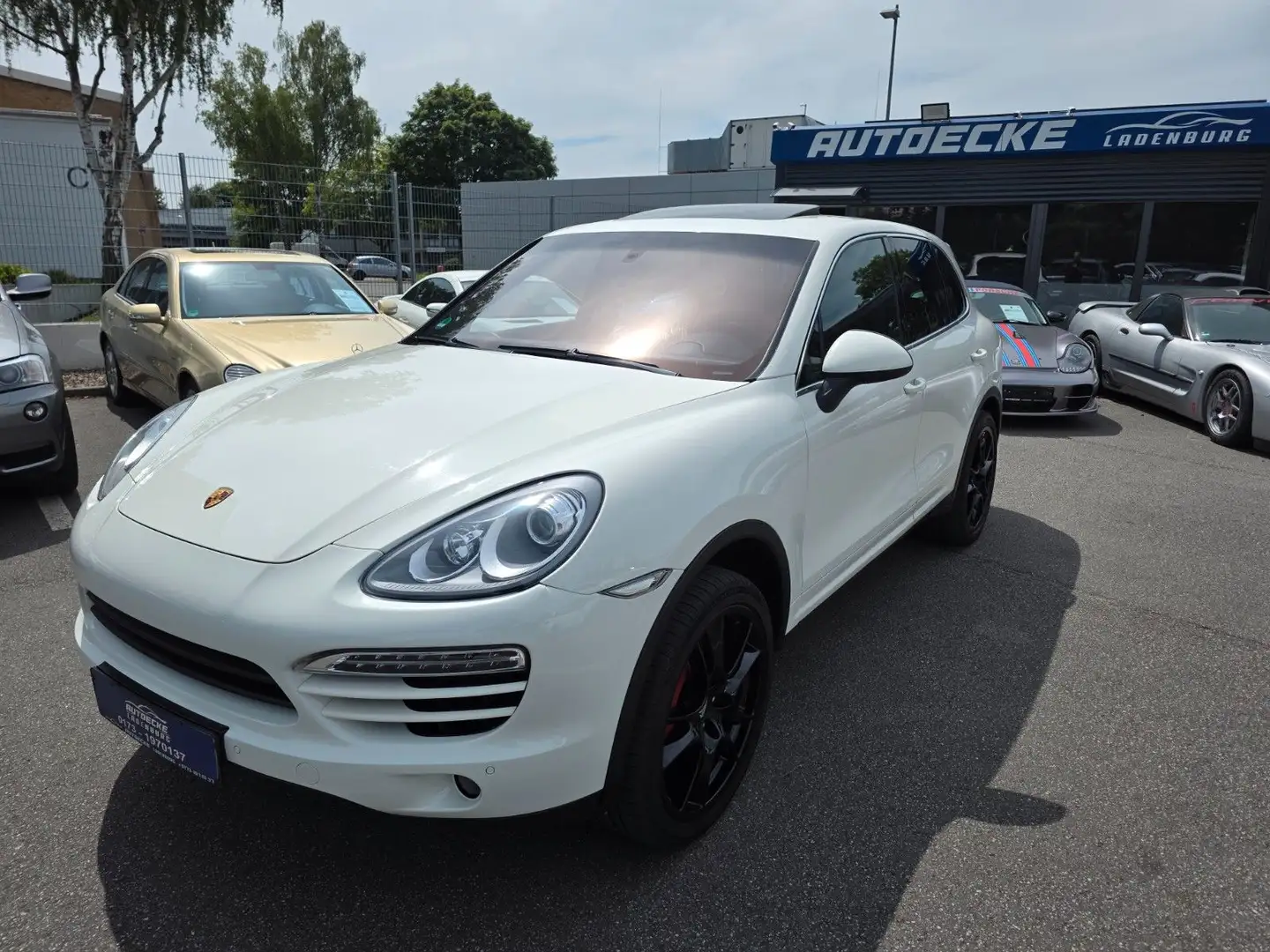 Porsche Cayenne Diesel Weiß - 1