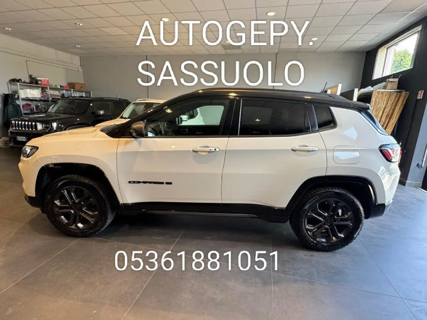 Jeep Compass 1.3 Turbo T4 190 CV PHEV AT6 4xe 80° Anniversario Bianco - 1