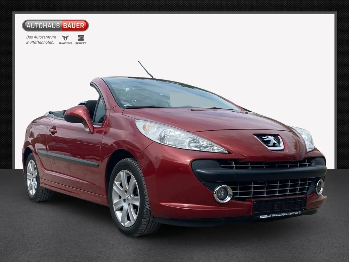 Peugeot 207 CC Cabrio-Coupe Sport 1.6 16V VTi 120 Sitzheizung Rood - 1