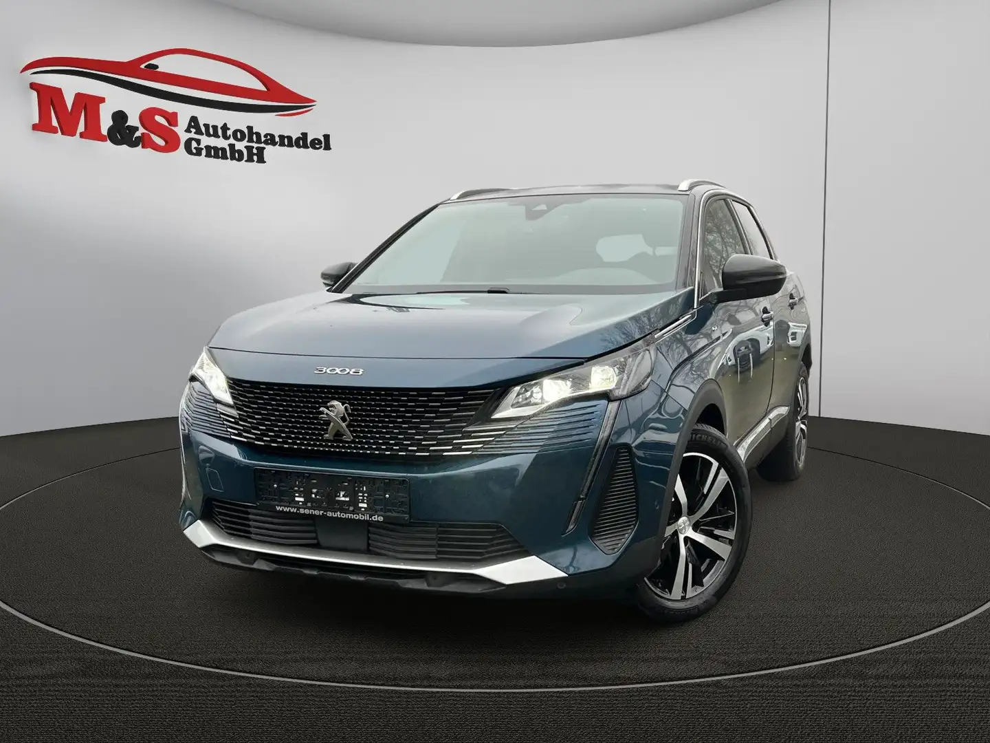 Peugeot 3008 GT 1.2 Puretech 130 EAT8- NAVI-KAMERA-GARAN Blau - 1