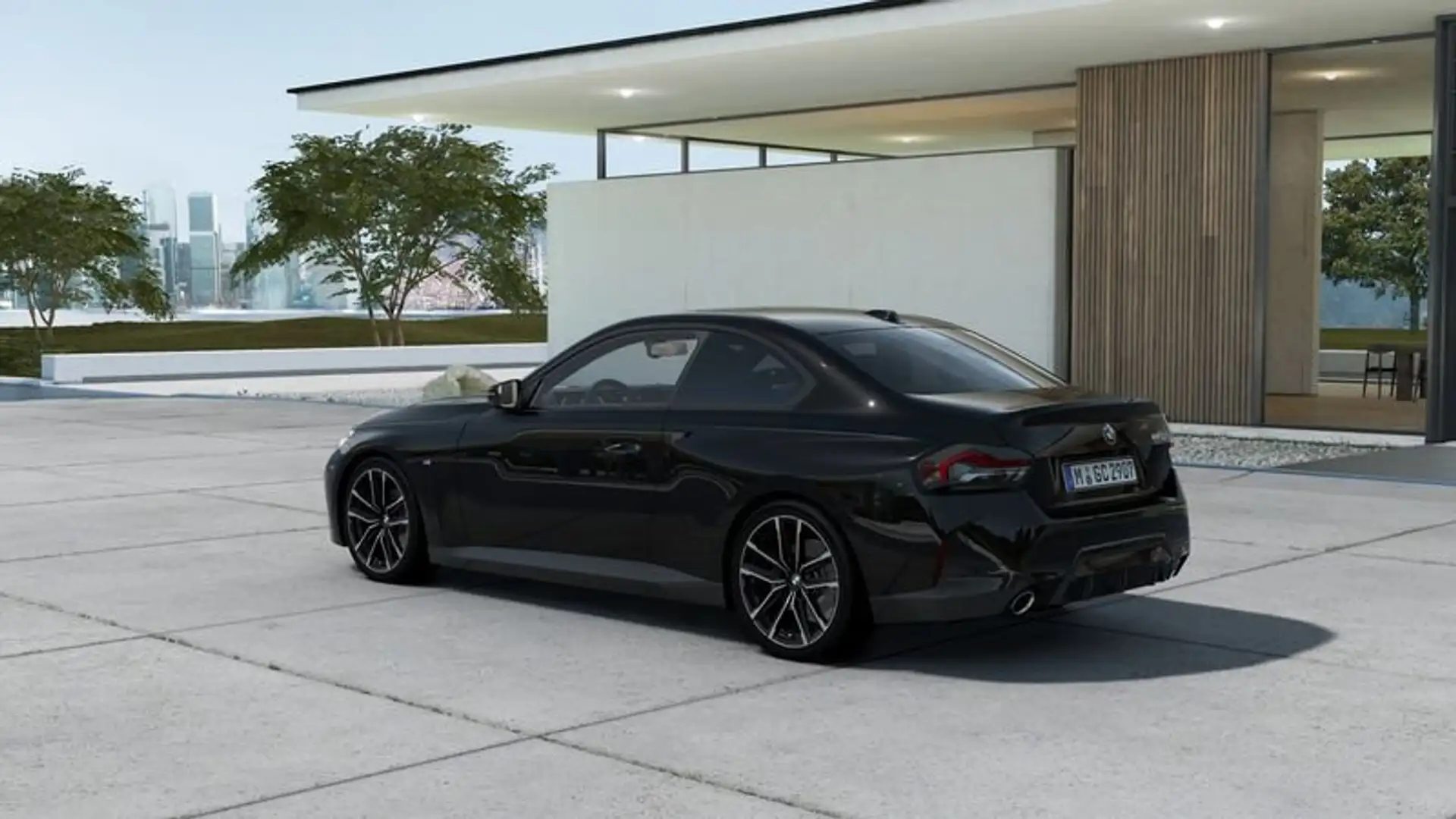 BMW 220 220i Coupé Msport Nero - 2