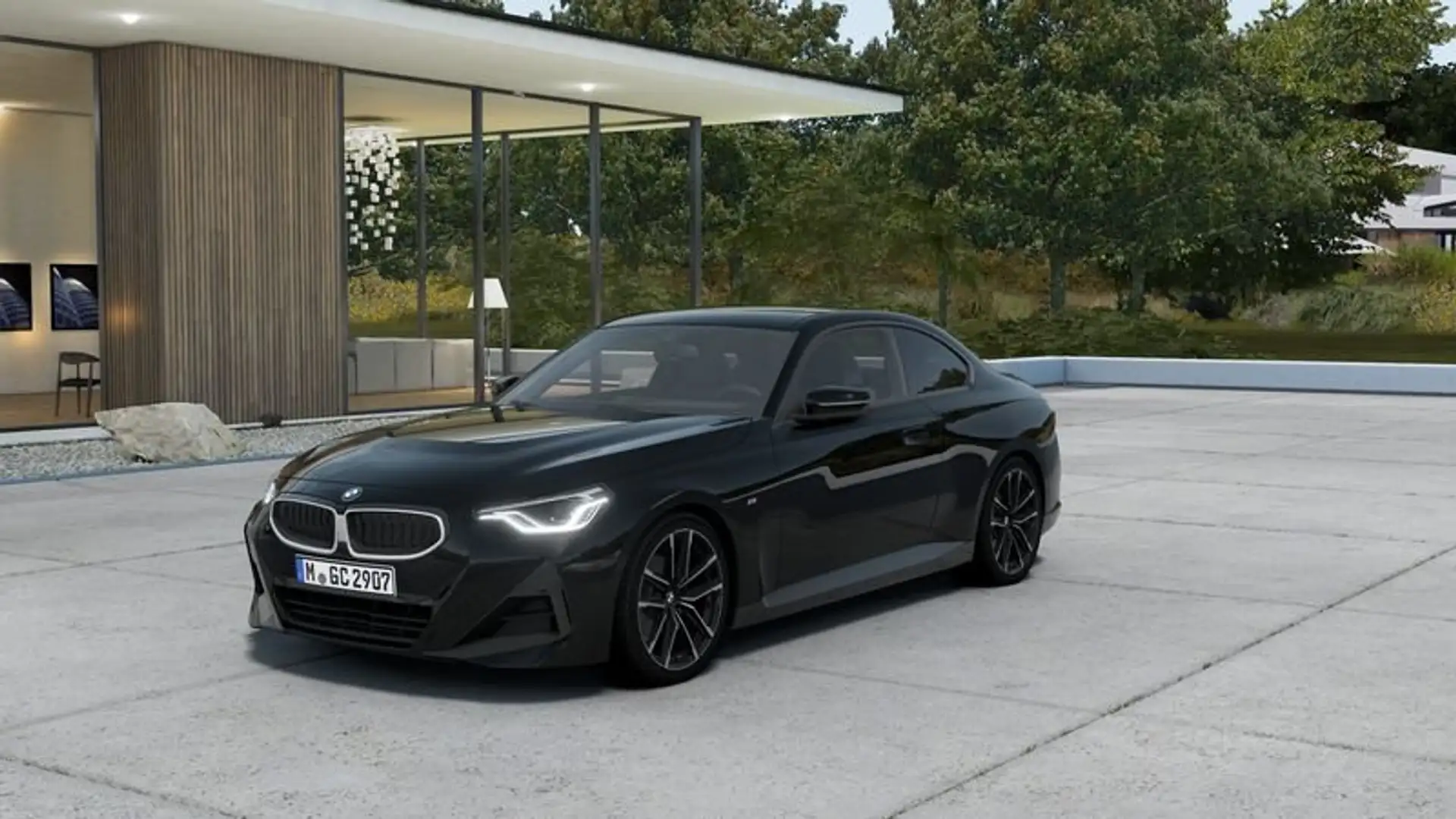 BMW 220 220i Coupé Msport Nero - 1