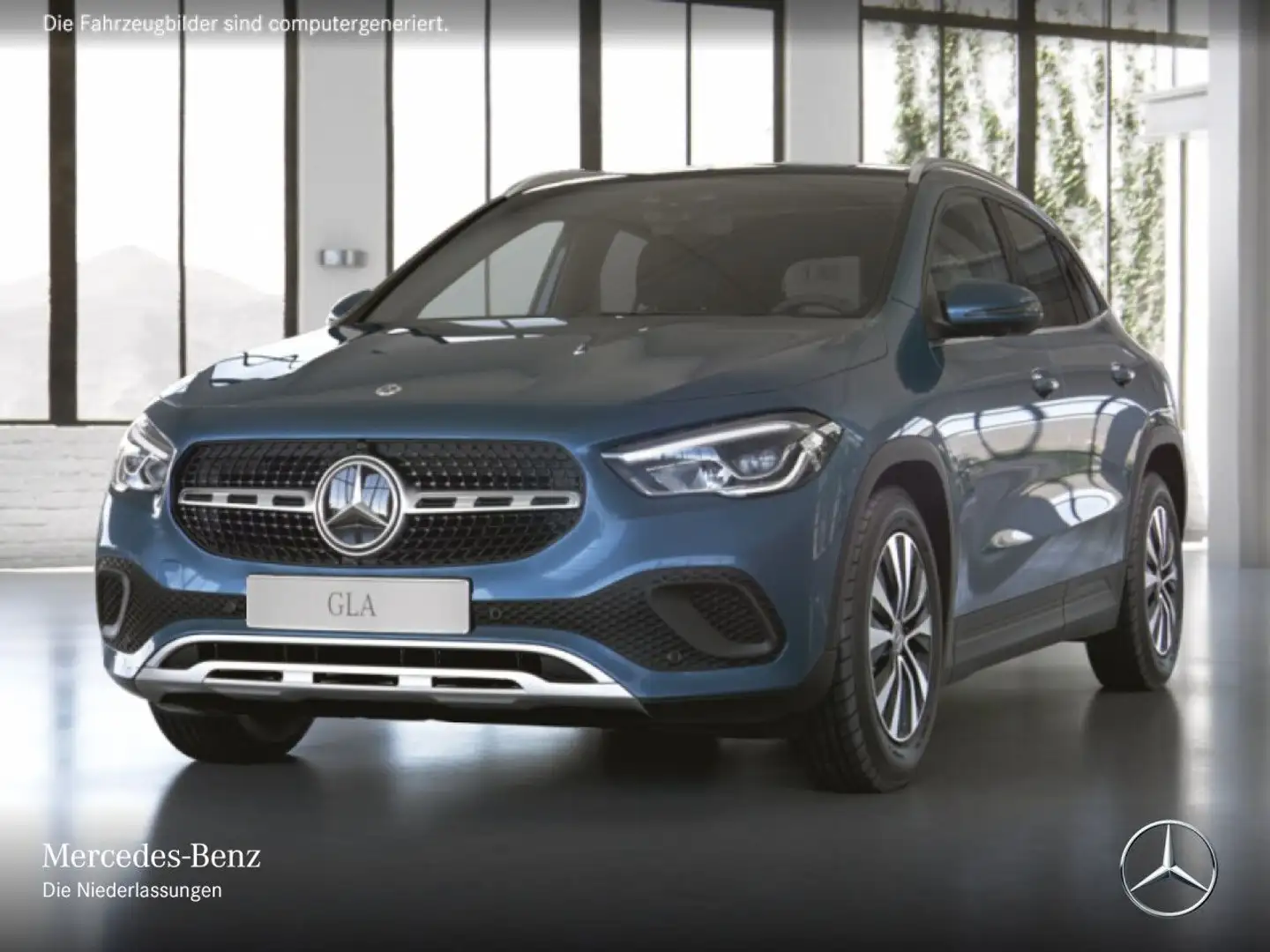 Mercedes-Benz GLA 220 d STYLE+PANO+360°+LED+TOTW+8G Blau - 2