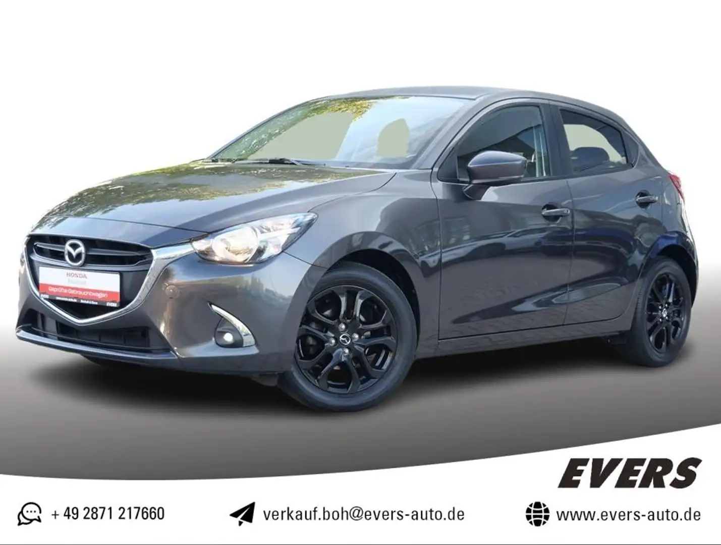 Mazda 2 1.5  KIZOKU SHZ+KAMERA+TEMPOMAT+16Z.ALU Grijs - 1