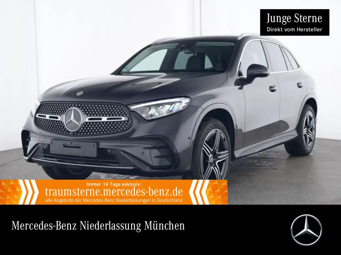 Mercedes-Benz GLC 300 e 4M AMG+AHK+LED+KAMERA+TOTW+KEYLESS+9G Grau - 1