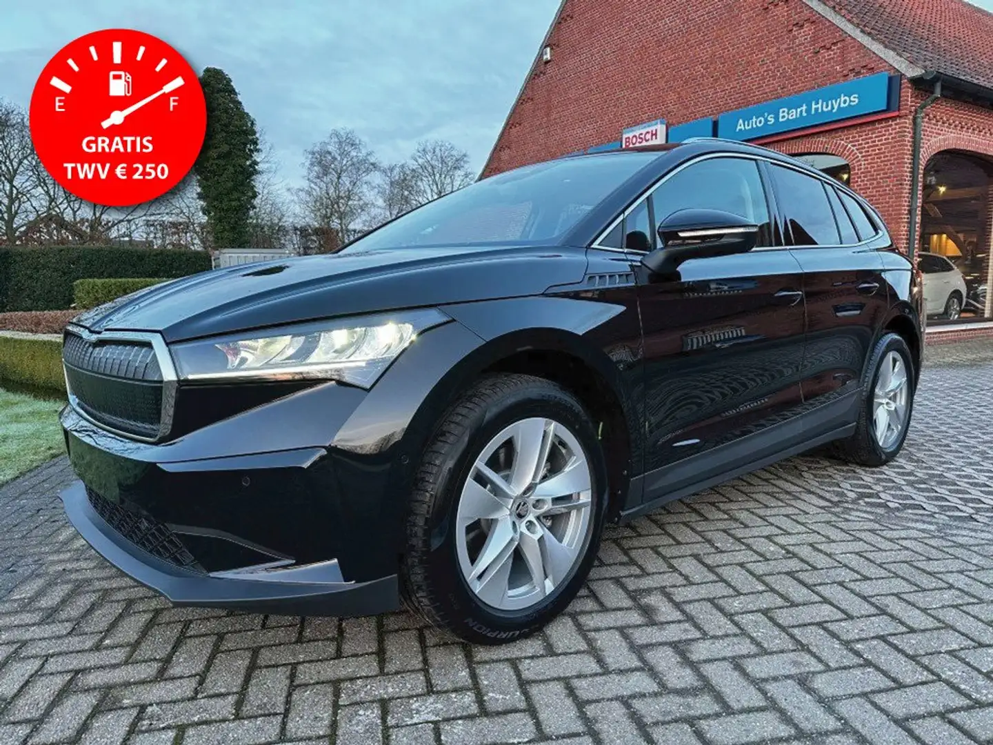 Skoda Enyaq Executive IV 80 - GPS/LED/ACC/PDC/CAMERA/. - PROMO Zwart - 1