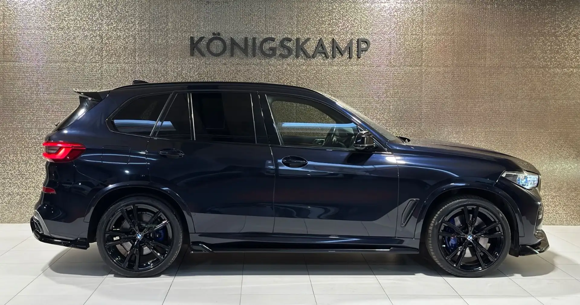 BMW X5 M50 d * SKYLOUNGE * HUD * 360° * ACC * Bleu - 2