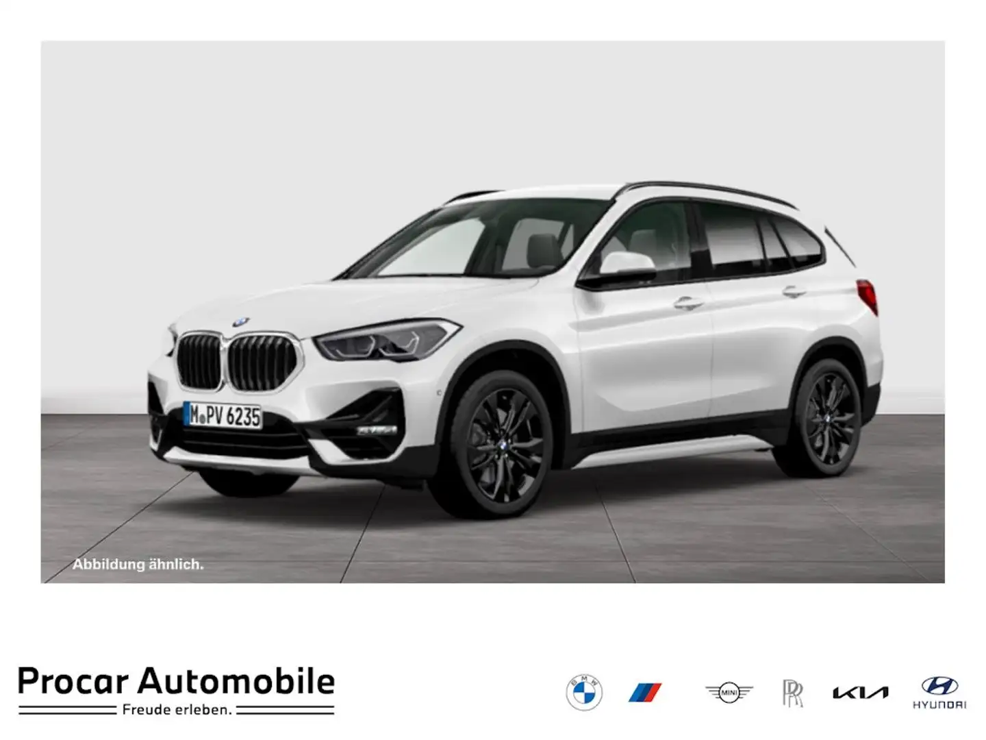 BMW X1 sDrive18i SPORT LINE+AHK+LED+HiFi+NAVI Weiß - 1