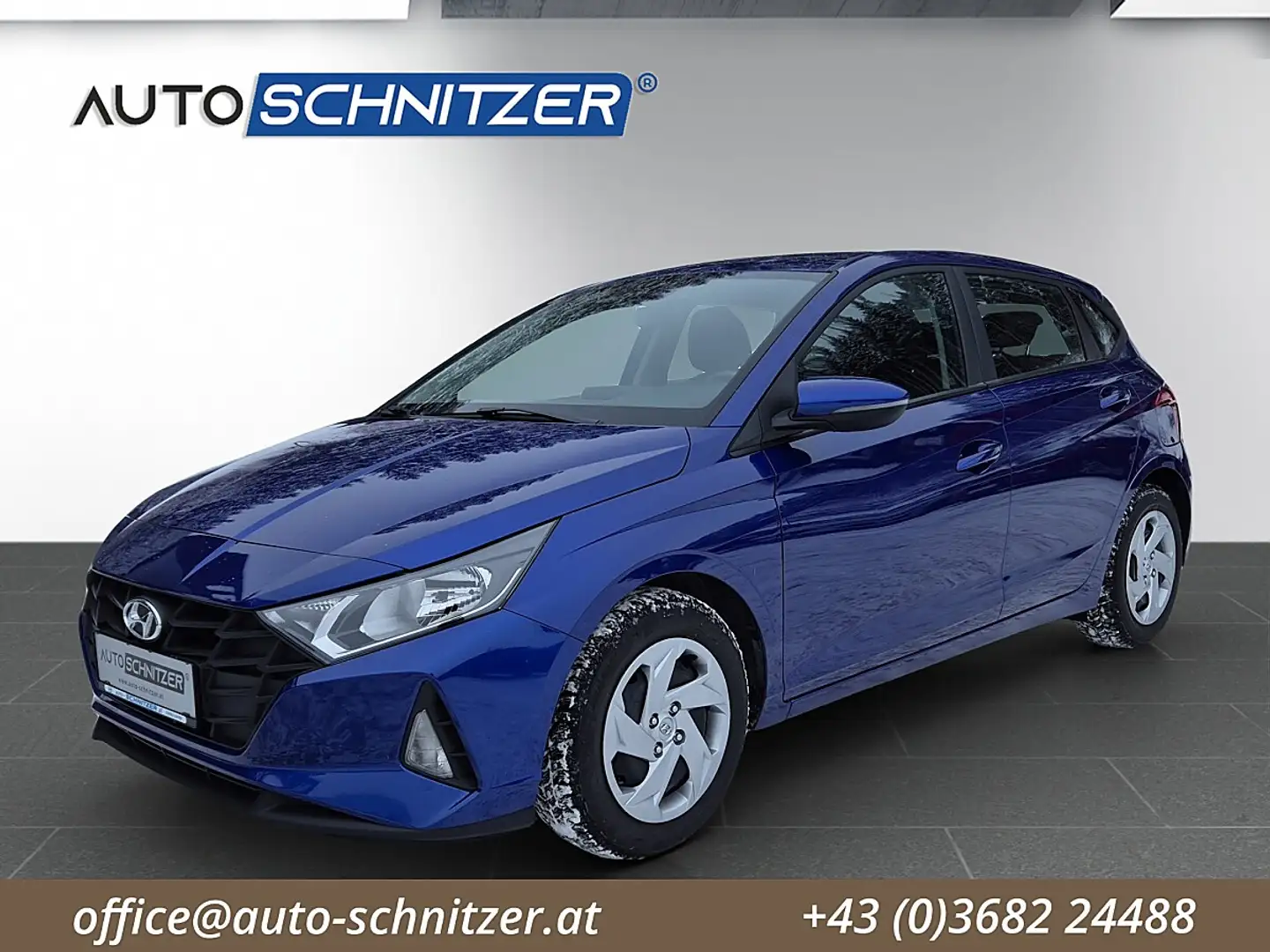Hyundai i20 1,2 MPI i-Line Plus Bleu - 1