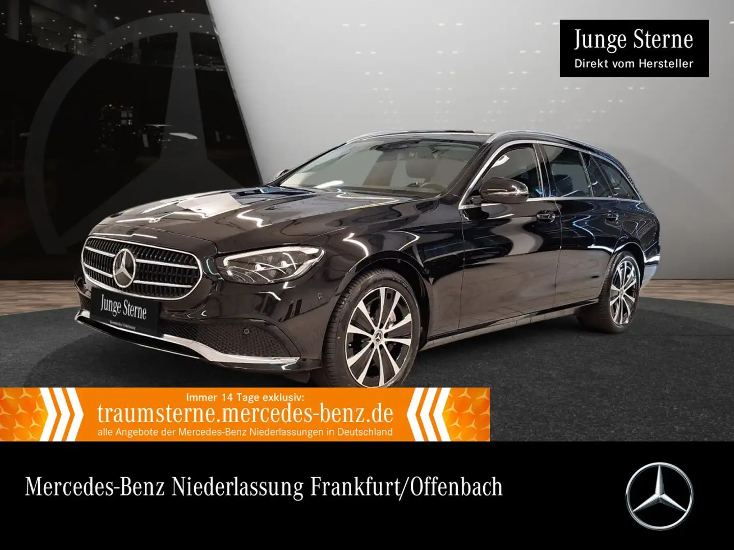 Mercedes-Benz E 300 de T AVANTG+AHK+LED+KAMERA+HUD+9G Schwarz - 1