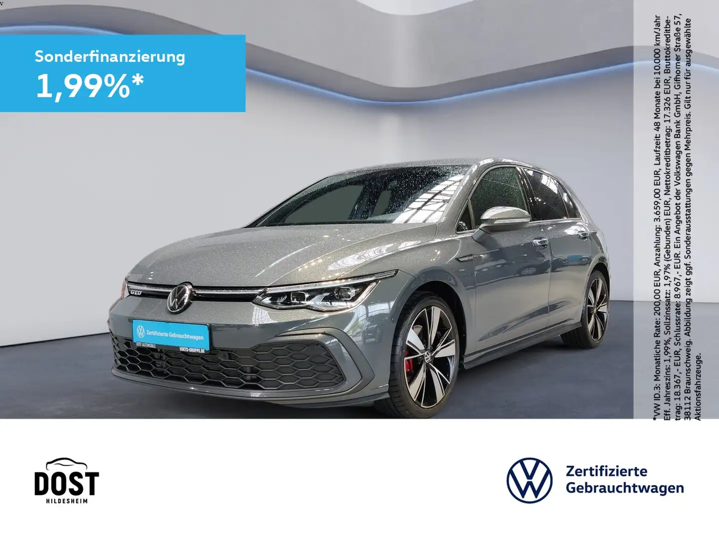 Volkswagen Golf VIII Lim. 2.0 TDI GTD DSG AHK+LED+NAVI+KAMERA Grau - 1