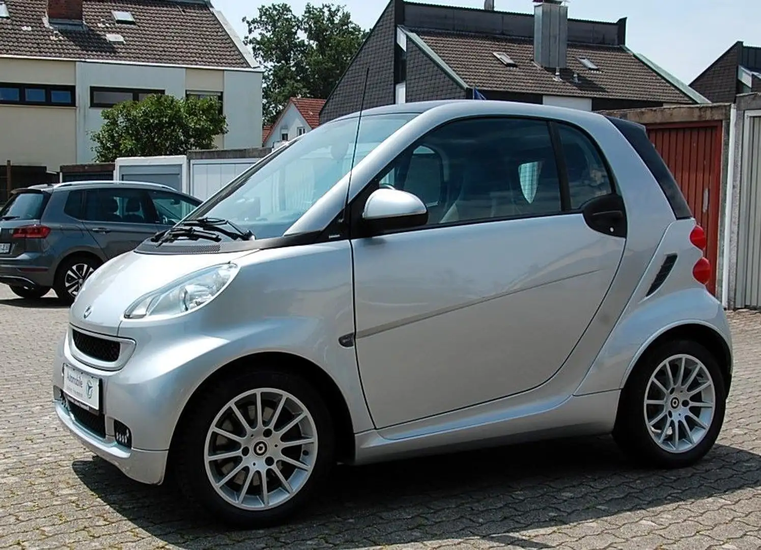 smart forTwo coupé 1.0 62kW passion Leder Panoramadach Argent - 1