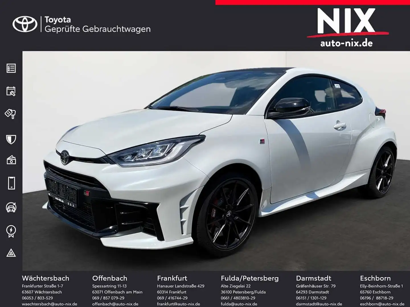 Toyota Yaris 1.6 Turbo GR Automatik LED Weiß - 1